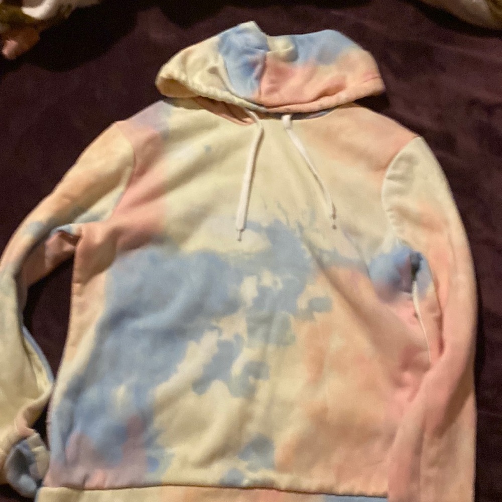 Tie die hoodie
